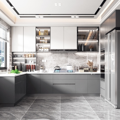 Custom Wooden Kitchen Cabinet Modular Design MDF Plywood