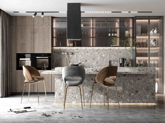Custom Modular Kitchen Cabinets with Modern Finishes