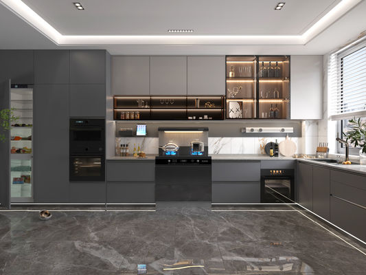 Modern AestheticCabinets With Strong Space Sense & Durability For Kitchen
