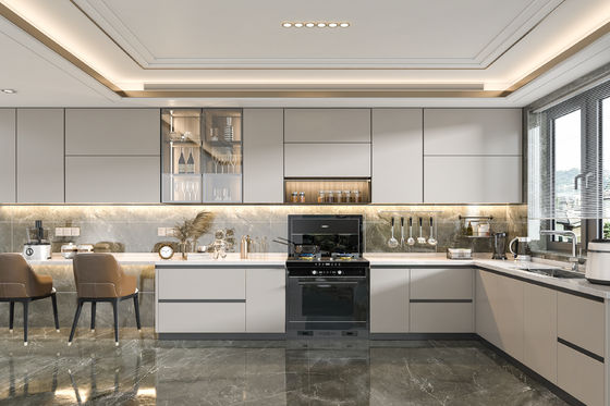 American Style Frameless Kitchen Cabinets Modern Style Custom Flat Pack