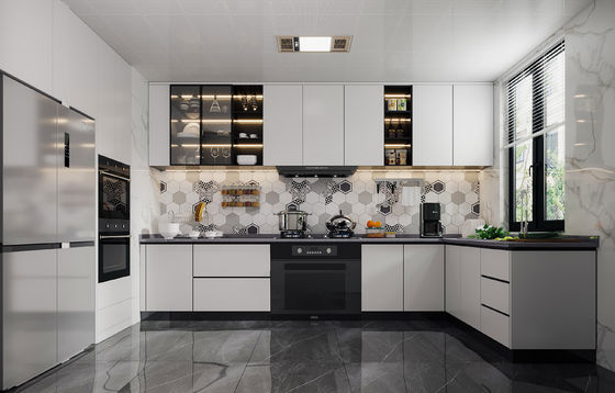 American Style Custom Kitchen Cupboard Modern Design Wood Kitchen Cabinets