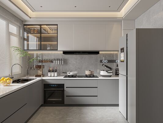 Quartz countertop material particle board and wardrobe main product customizable storage solutions for modern living spaces